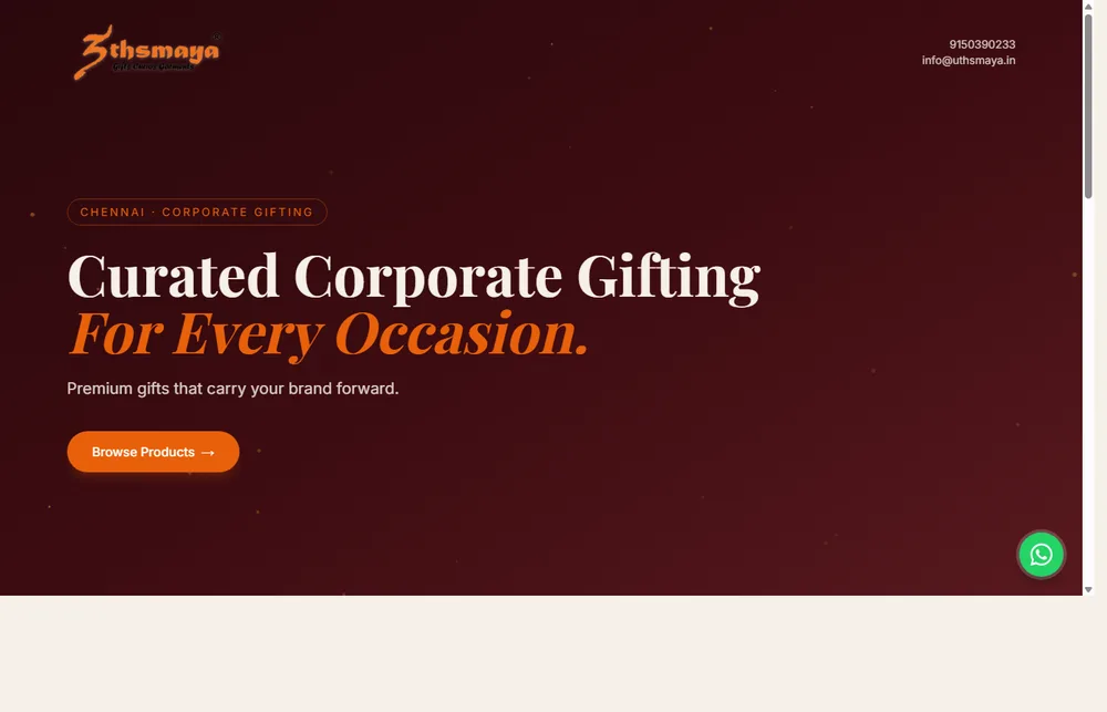 Uthsmaya Store interface